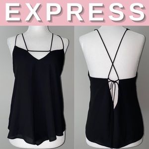NEW Express Tie Back Strappy Tank; M